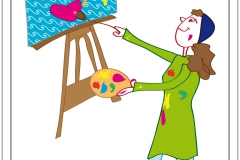 Karten Beziehung: Thema Kreativität